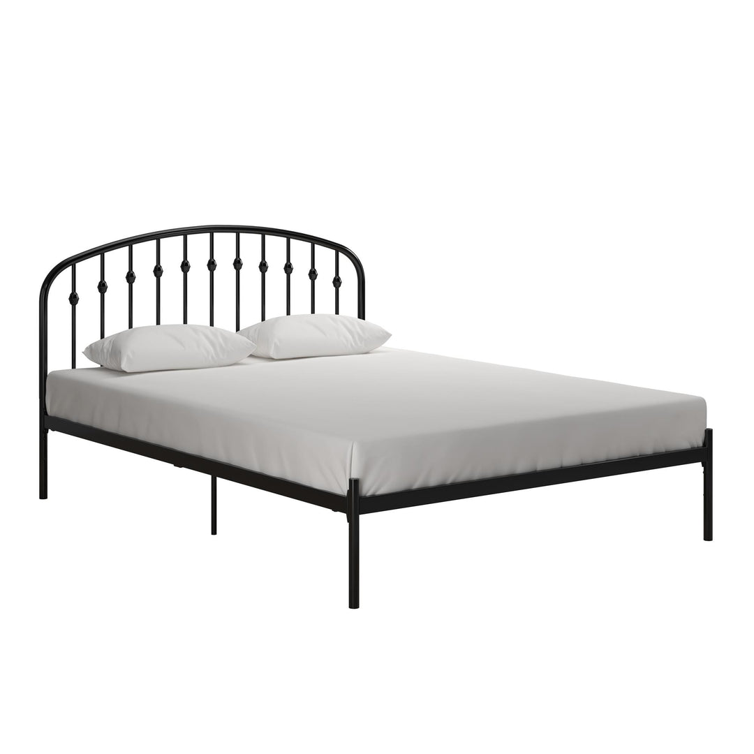 Narla Metal Platform Bed Frame - Black - Queen