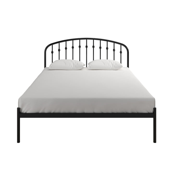 Narla Metal Platform Bed Frame - Black - Queen