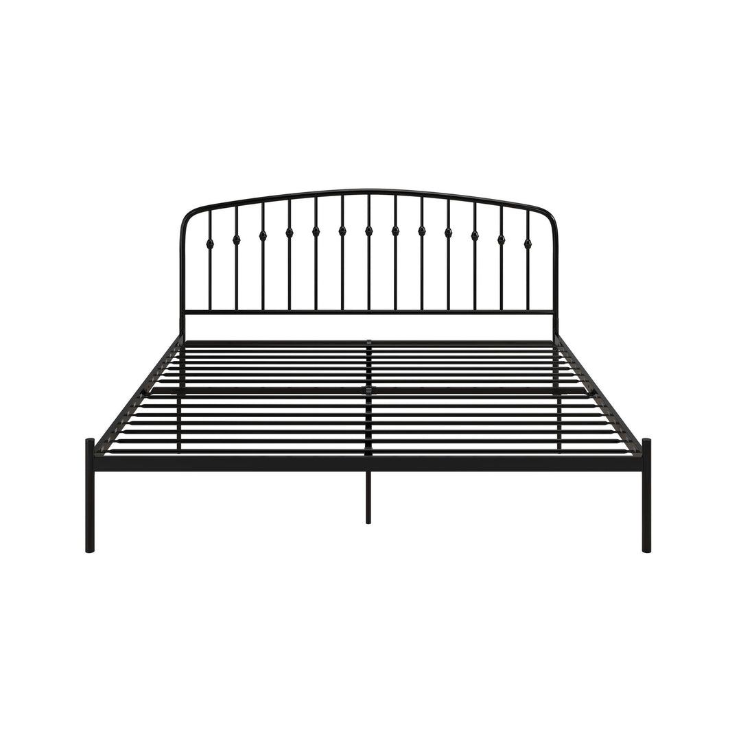 Narla Metal Platform Bed Frame - Black - King