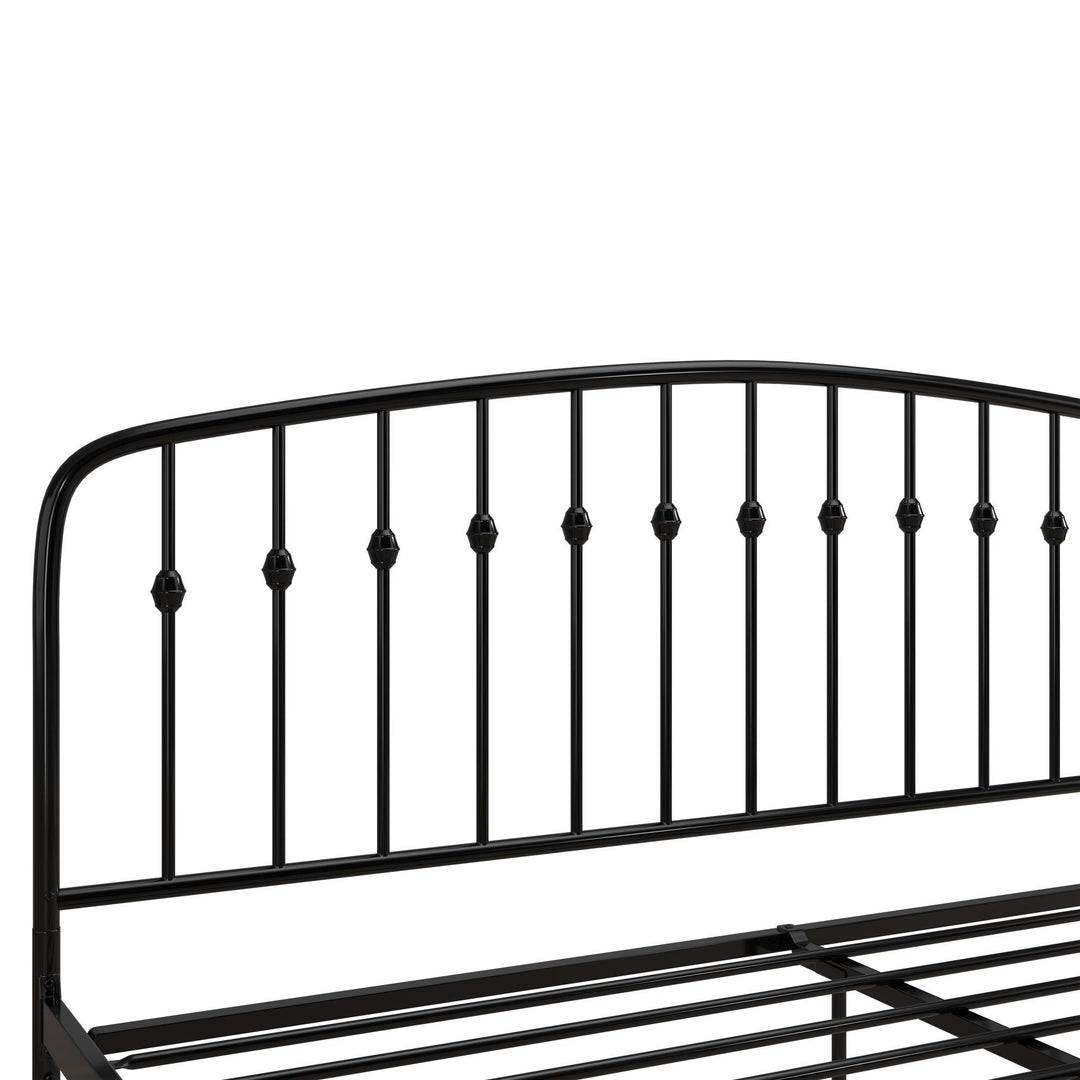 Narla Metal Platform Bed Frame - Black - King