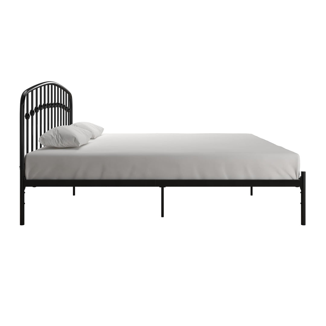 Narla Metal Platform Bed Frame - Black - King