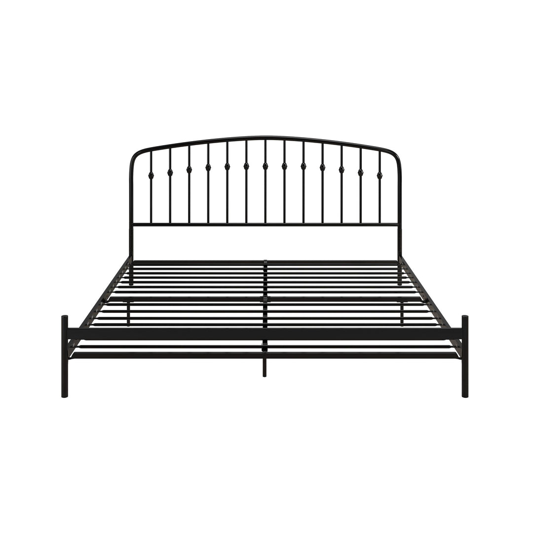 Narla Metal Platform Bed Frame - Black - King