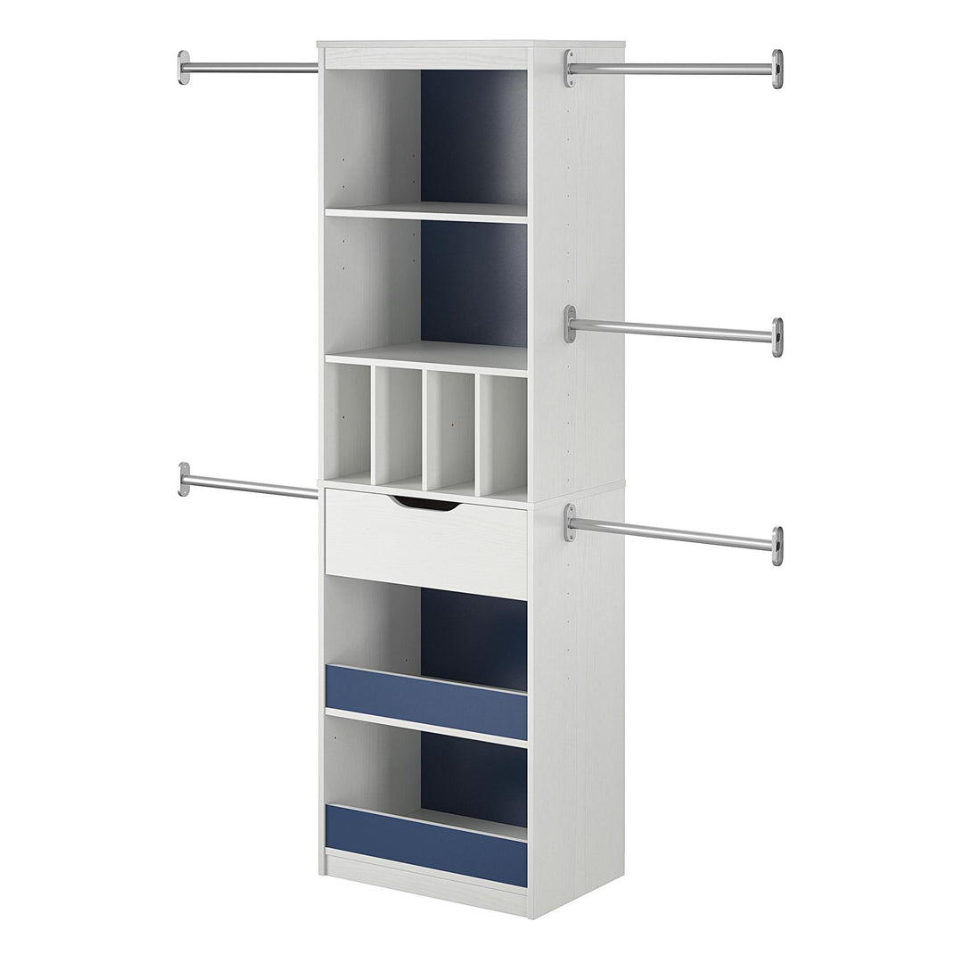 Closet Organizers with Clothing Rods & Cubbies – RealRooms