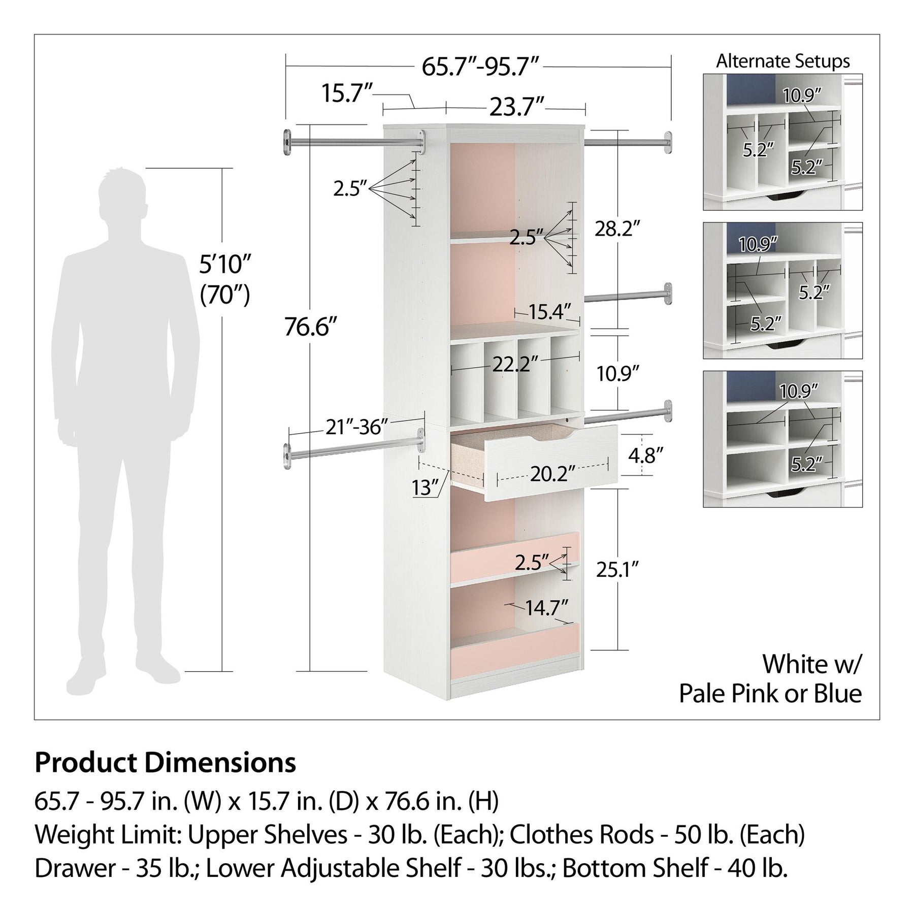 Monarch Hill Poppy: Modern Closet Organizer – RealRooms