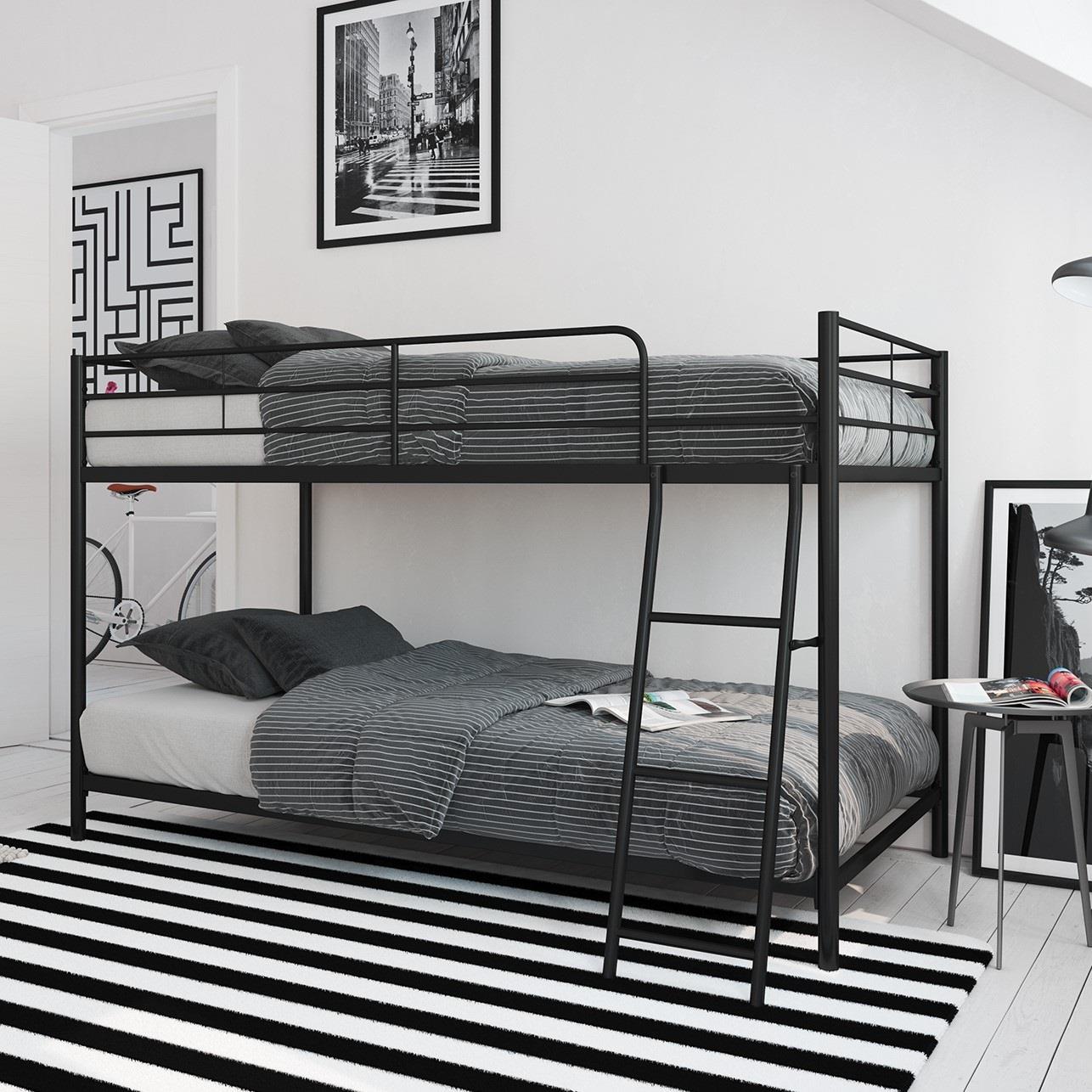 Small space twin over shop twin bunk bed