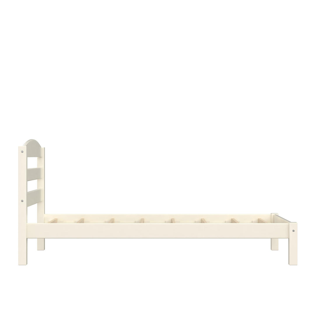 Brycen Kids Twin Size Wood Platform Bed Frame - White - Twin