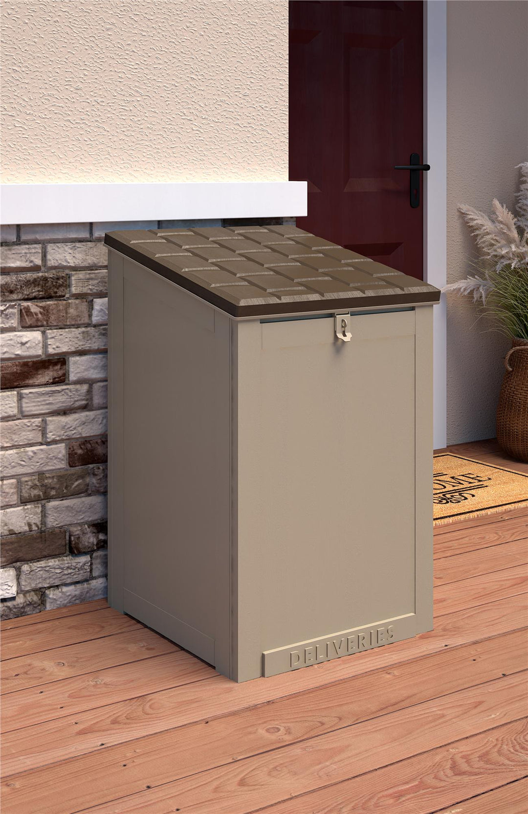 BoxGuard®: Lockable Package Delivery Box, 6.3 cubic feet – RealRooms