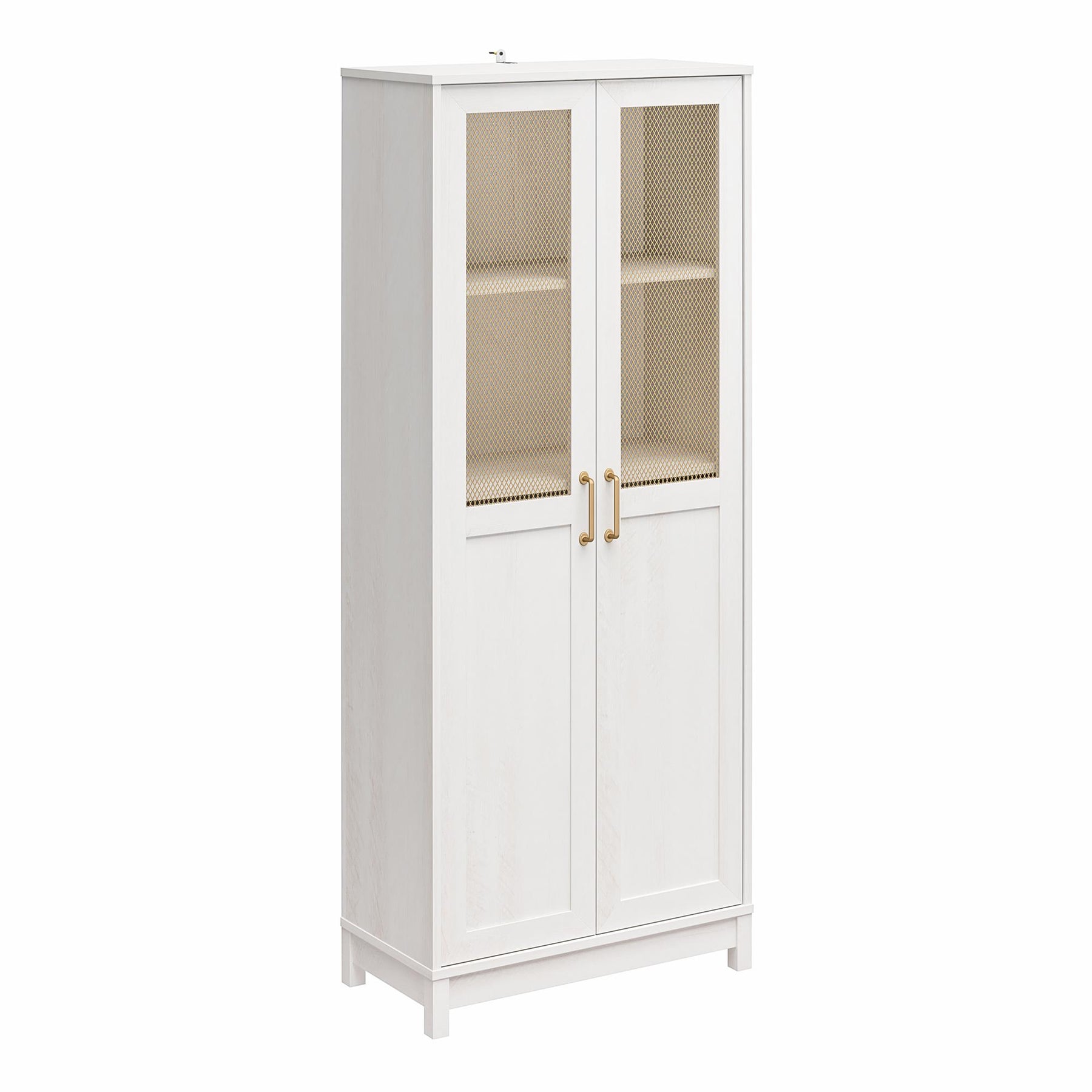 Versa 36 Wide White Storage Cabinet: 2 Doors – RealRooms