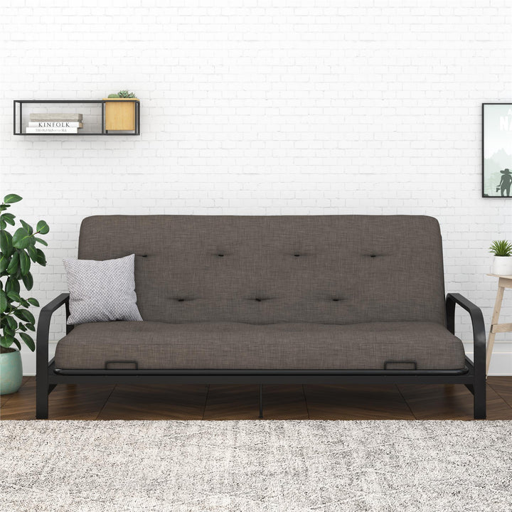 Braga 8-Inch Pocket Spring Coil Futon Mattress - Taupe - Full