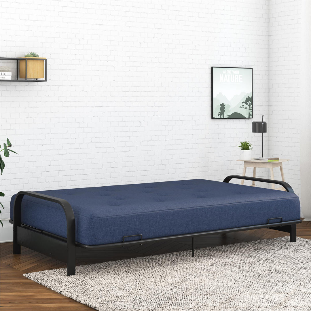 Braga 8-Inch Pocket Spring Coil Futon Mattress - Indigo Blue - Full