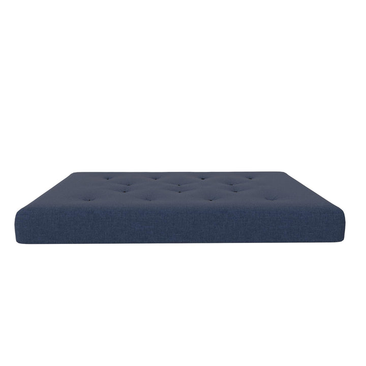 Braga 8-Inch Pocket Spring Coil Futon Mattress - Indigo Blue - Full