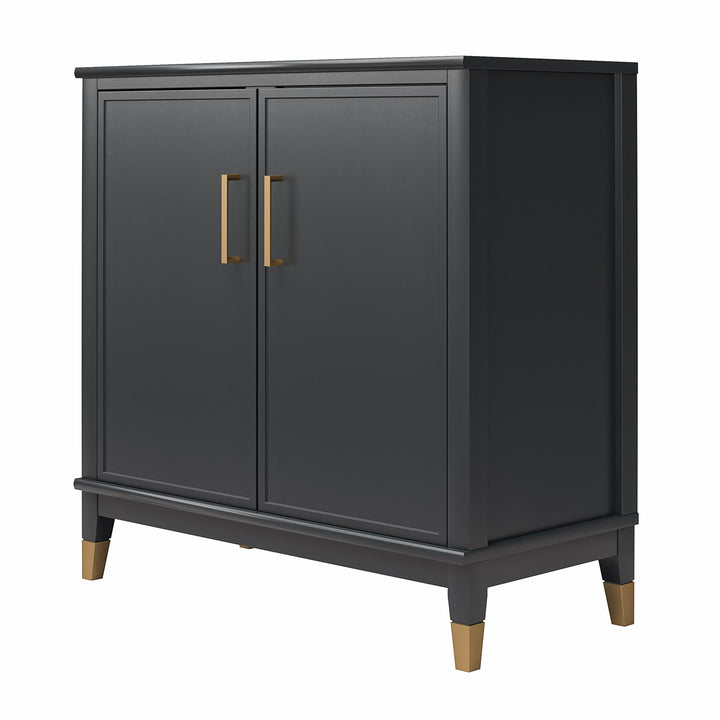 Westerleigh 2 Door Accent Cabinet - Black