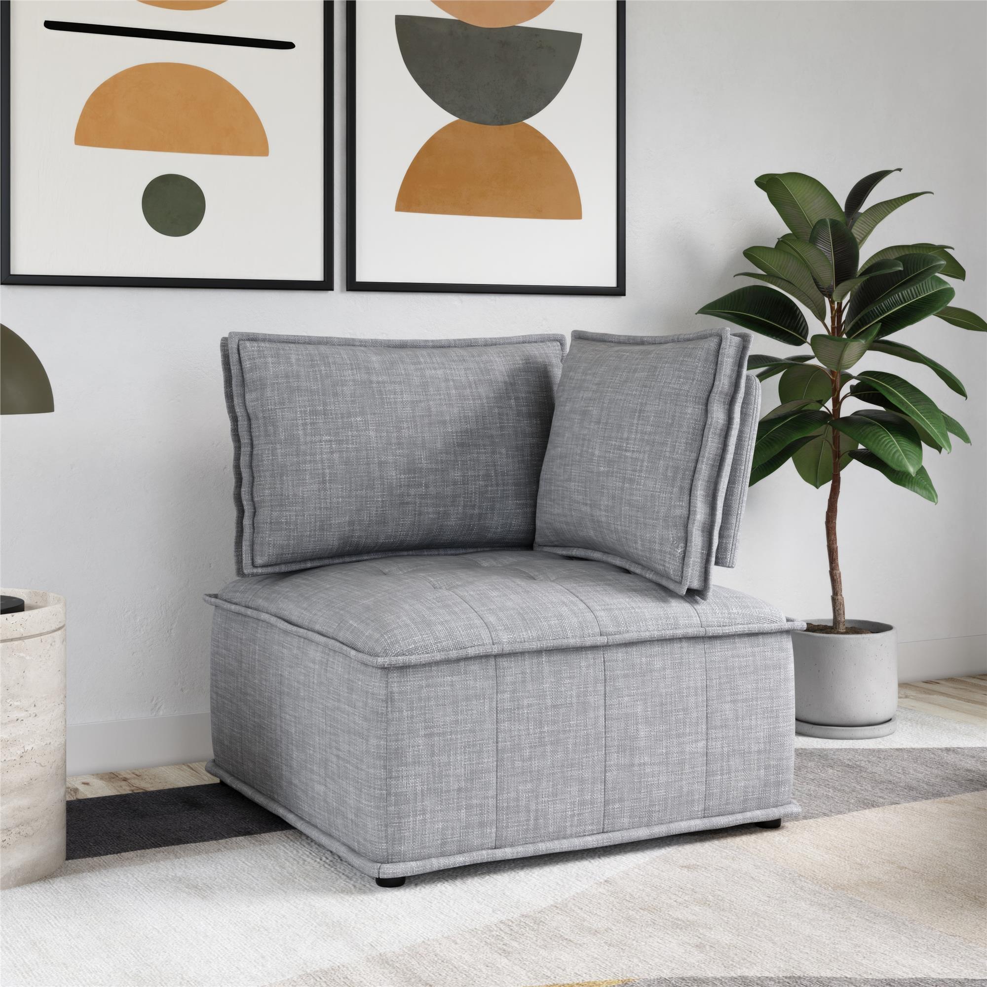 Darcy Corner Chair for Modular Sectional Sofa RealRooms