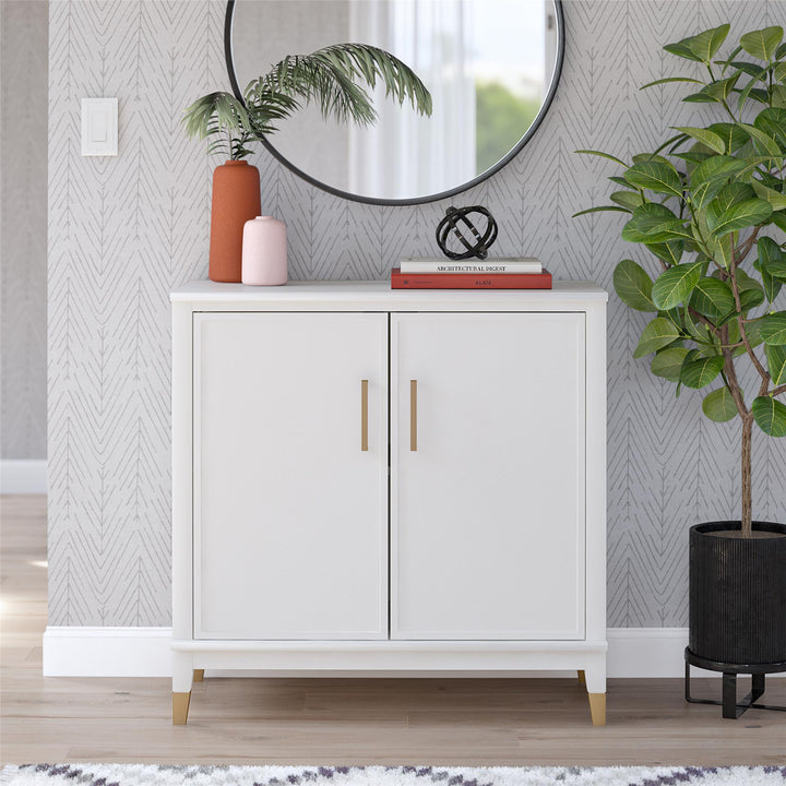 Westerleigh 2 Door Accent Cabinet - White