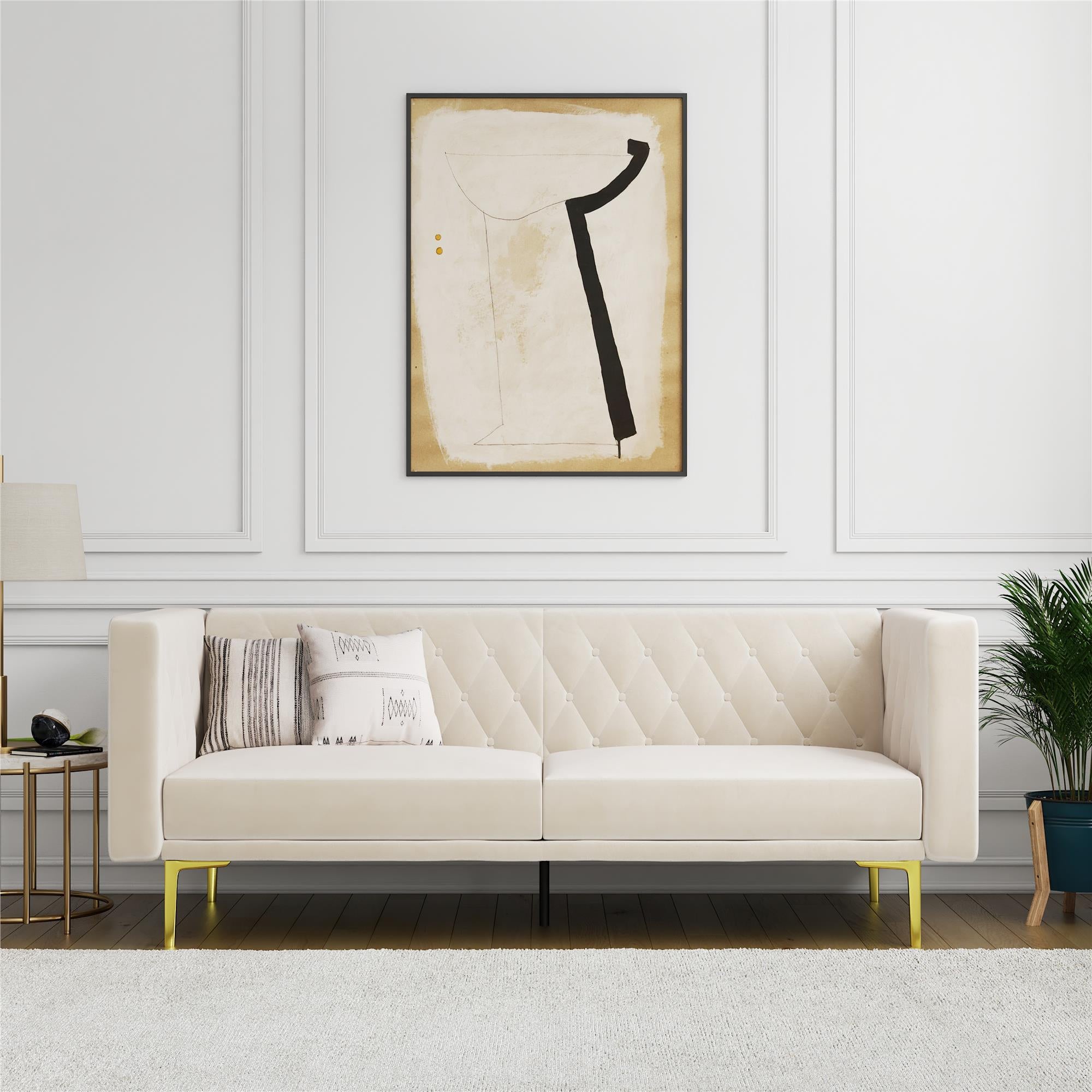 Modern tuxedo store sofa