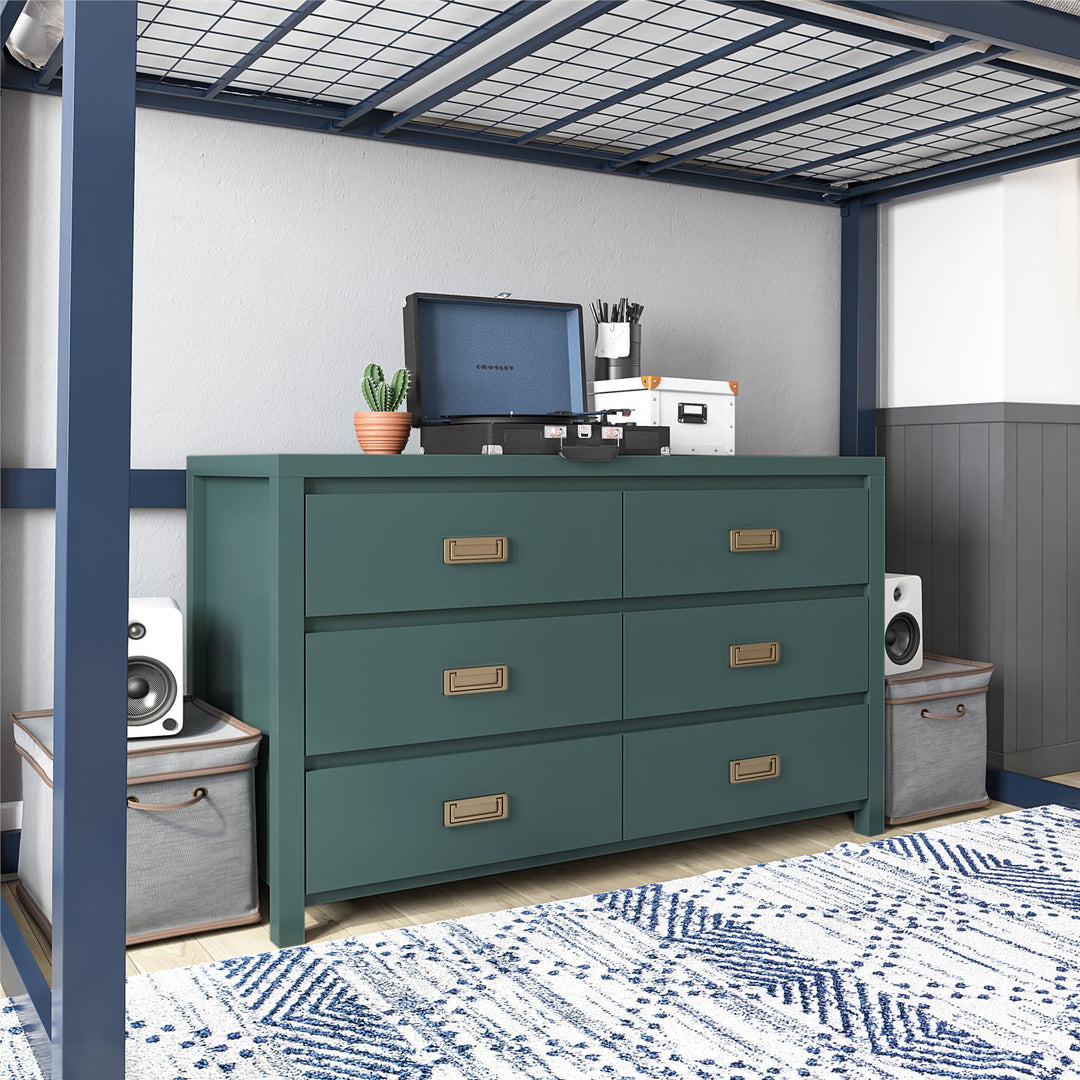 Monarch Hill Haven 6 Drawer Kids’ Dresser - Hunter Green