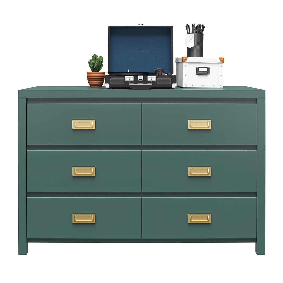 Monarch Hill Haven 6 Drawer Kids’ Dresser - Hunter Green