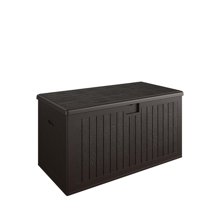 Large 150 Gallon Outdoor Storage Box - Dark Brown