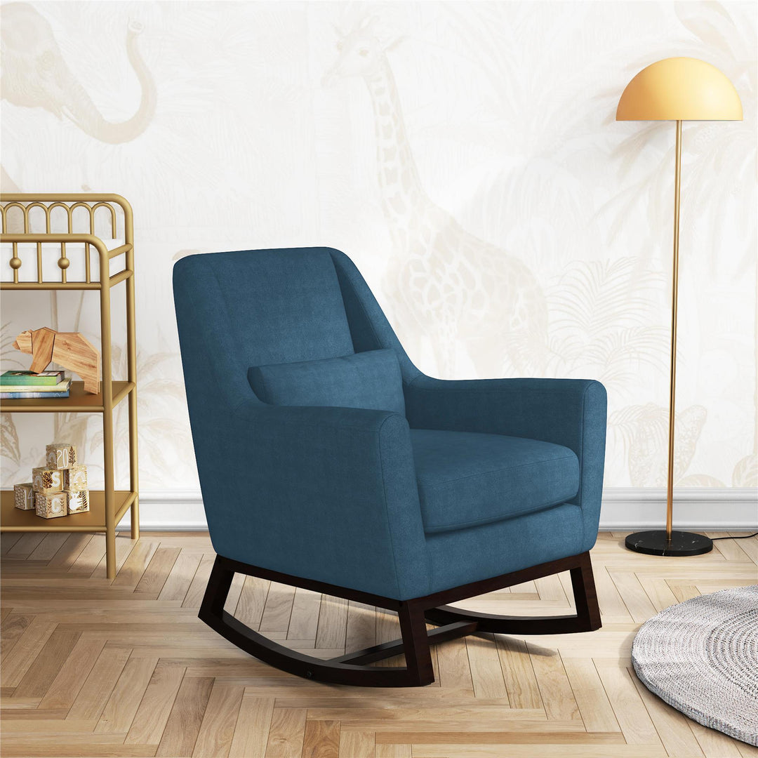 Sophie Mid-Century Rocker - Navy