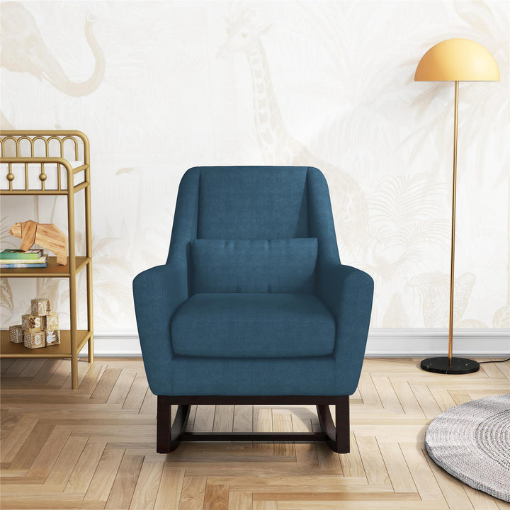 Sophie Mid-Century Rocker - Navy