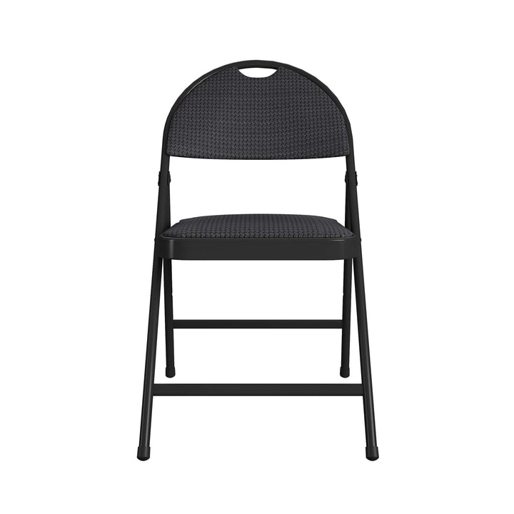 Commercial XL Smartfold™ Fabric Padded Chair - Black