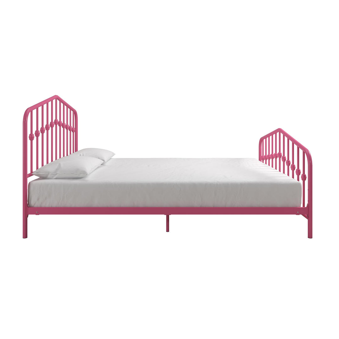 Bushwick Metal Platform Bed - Hot Pink - Queen