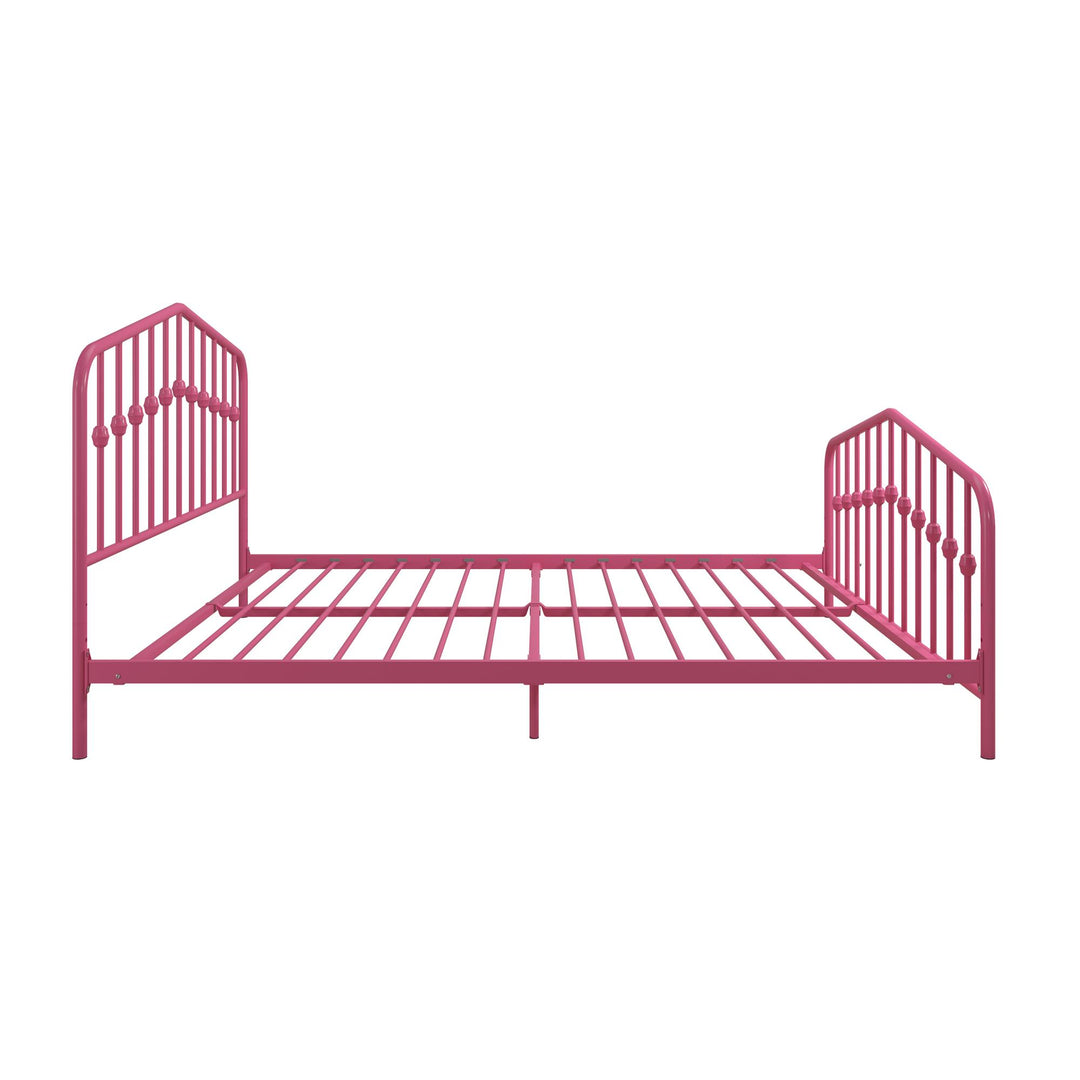 Bushwick Metal Platform Bed - Hot Pink - Queen