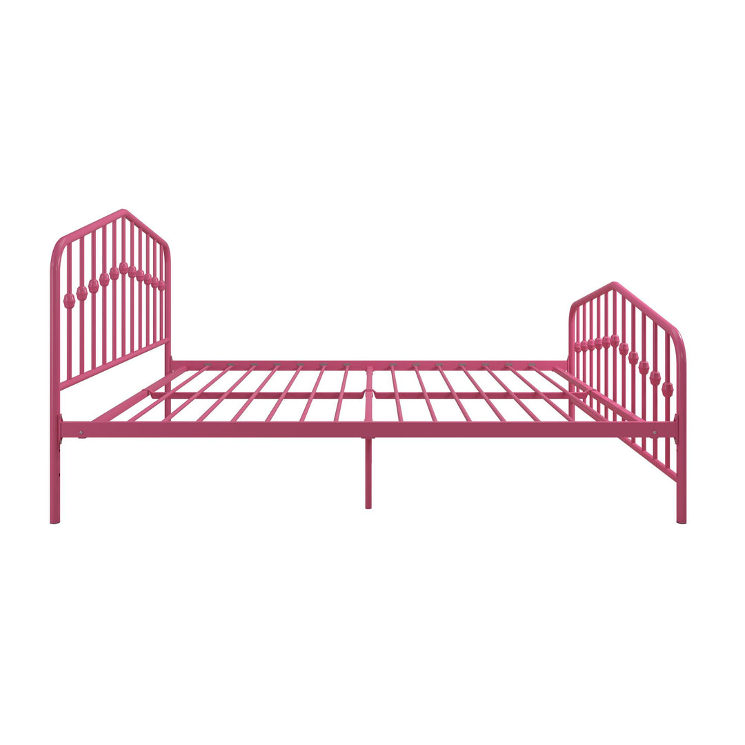 Bushwick Metal Platform Bed - Hot Pink - Queen