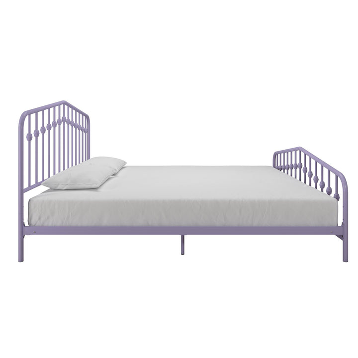 Bushwick Metal Platform Bed - Lavender - King