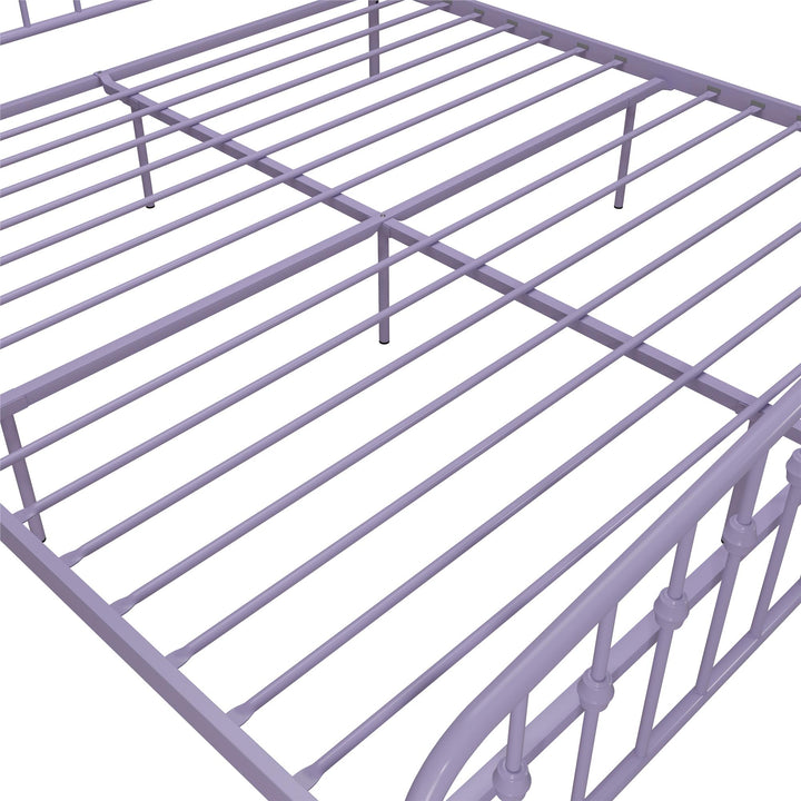 Bushwick Metal Platform Bed - Lavender - King