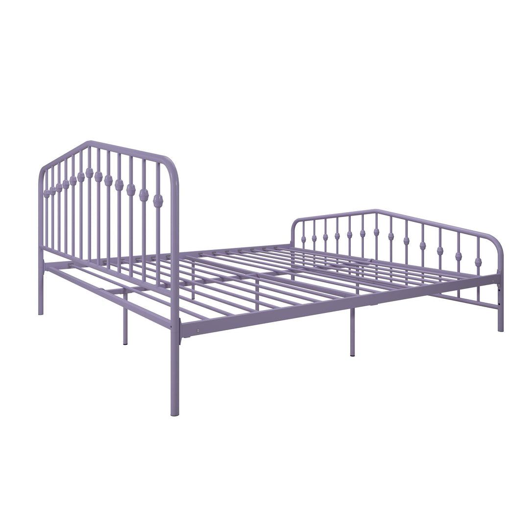 Bushwick Metal Platform Bed - Lavender - King