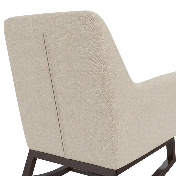 Sophie Mid-Century Rocker - Ivory