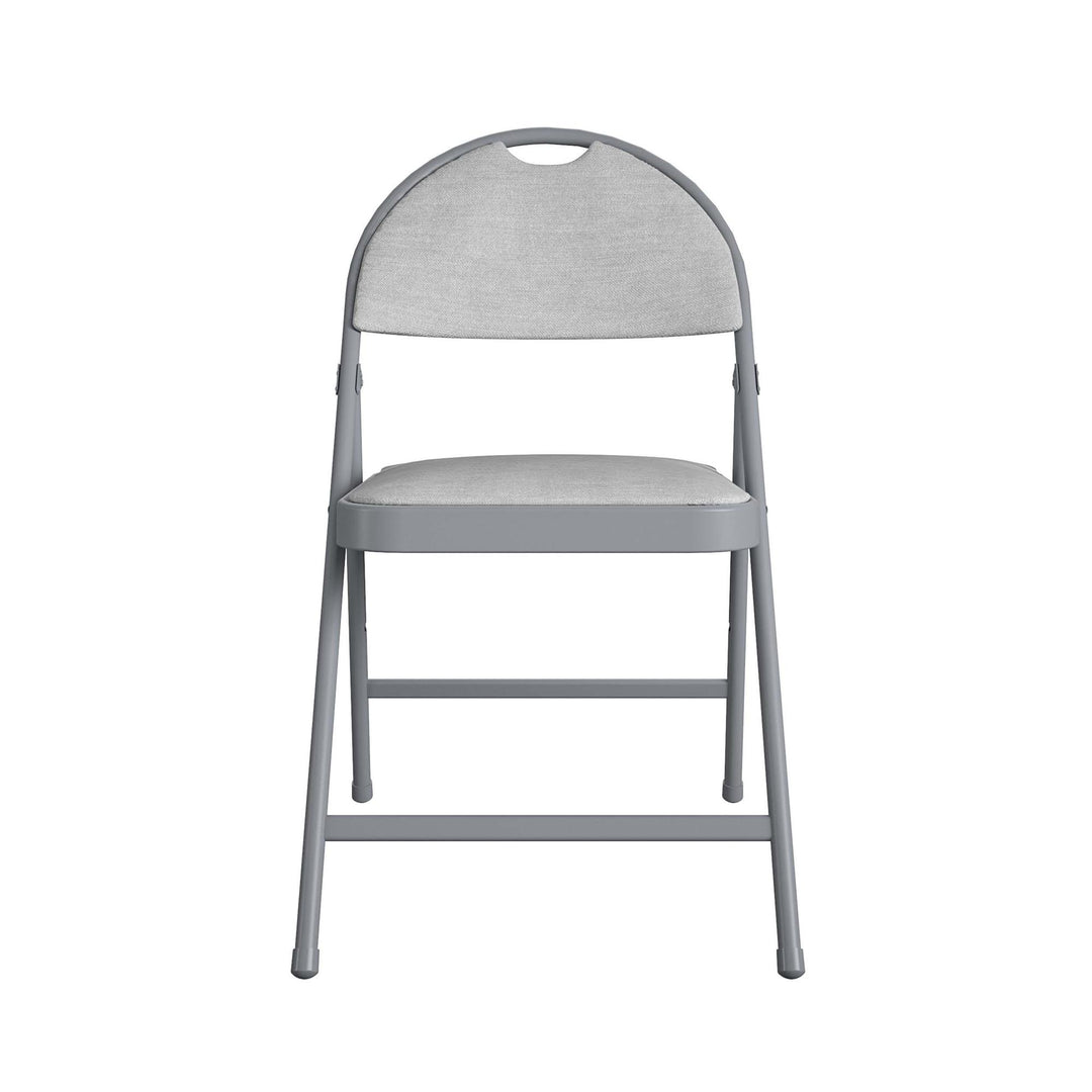 Commercial XL Smartfold™ Fabric Padded Chair - Gray