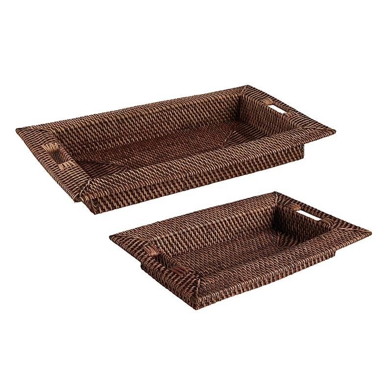 Rattan Nested Boxes - Set of 2 – RealRooms