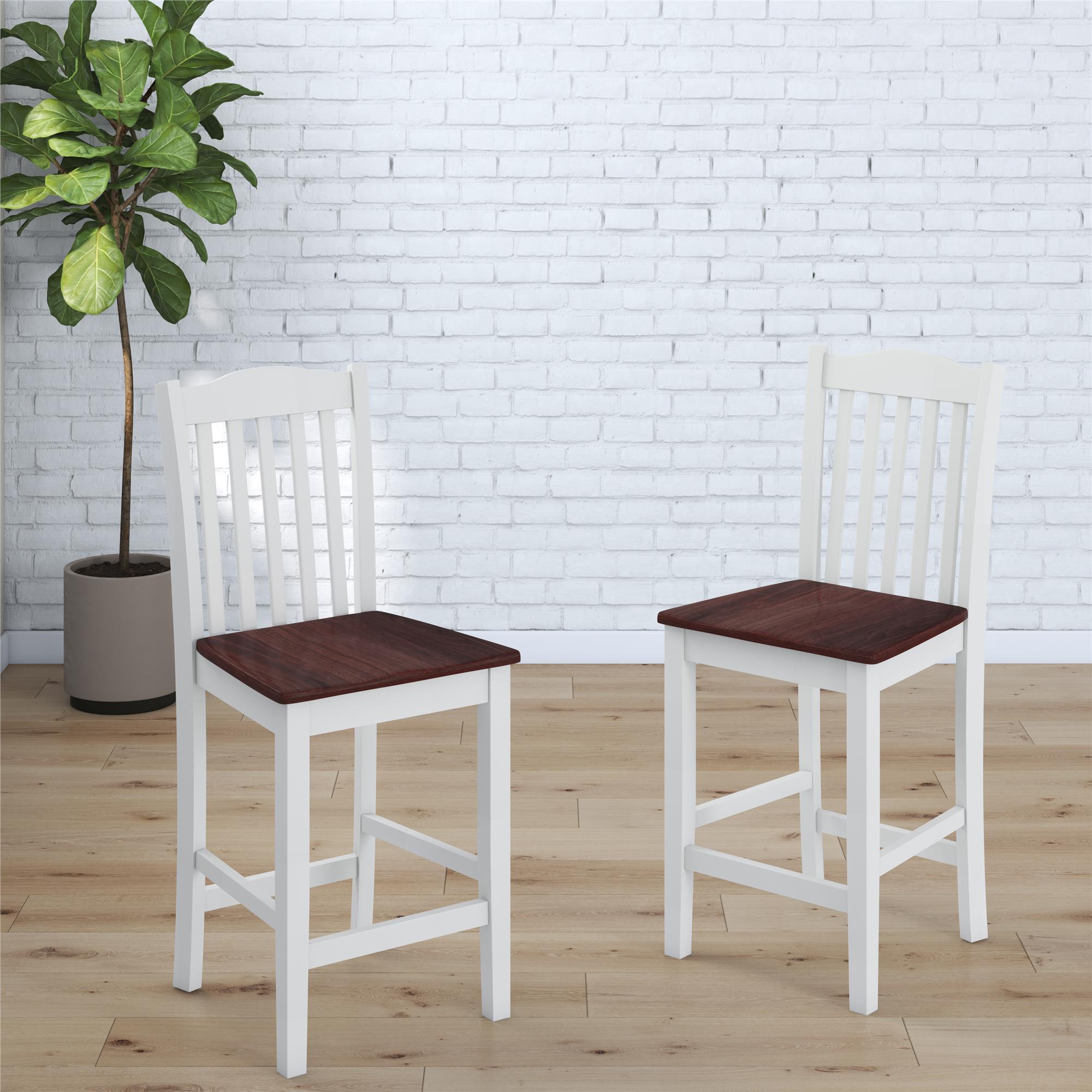 Dhp fusion dining chair with wood seat fashion