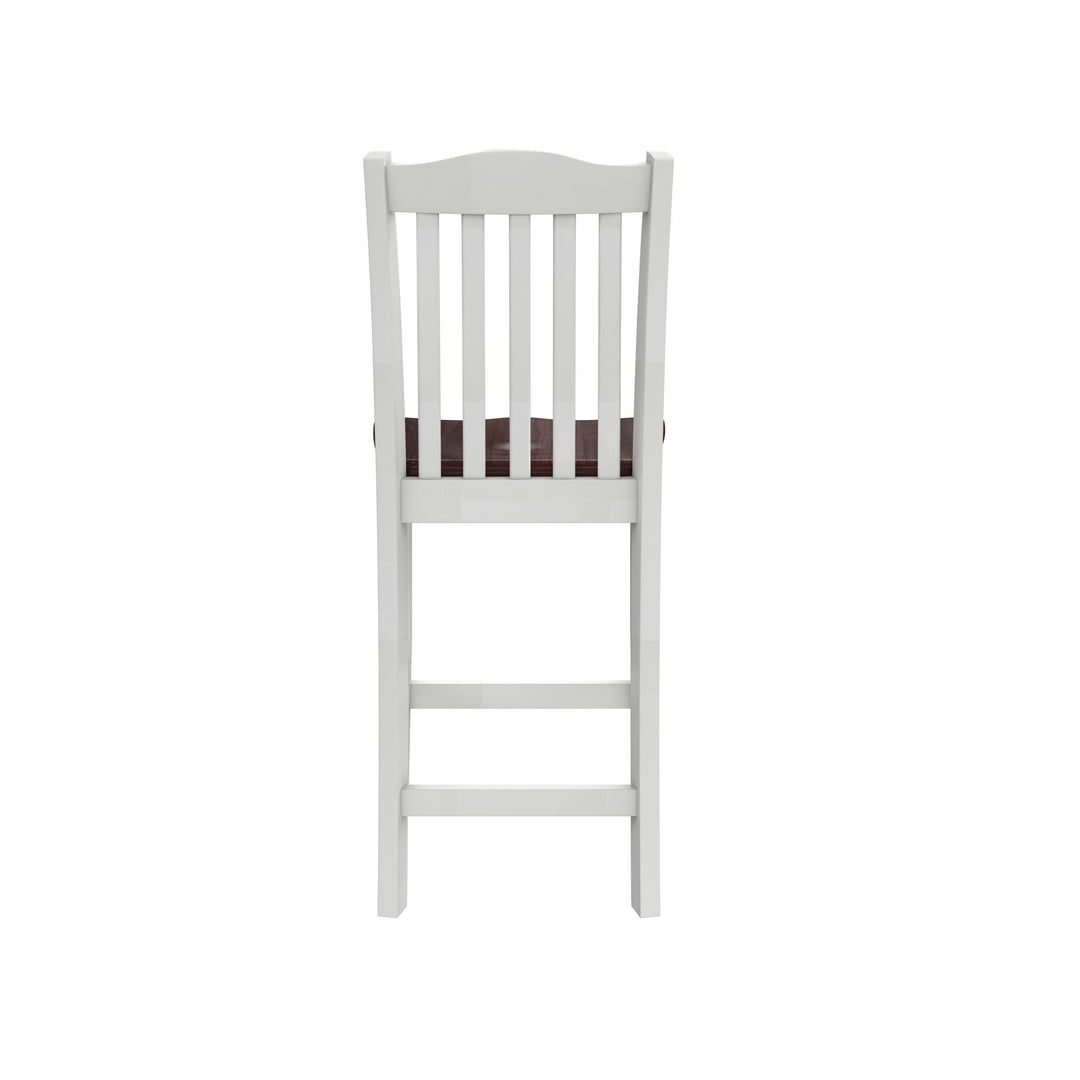 Shiloh Counter Height Dining Chair, Set of 2 - Rustic Brown - Set of 2