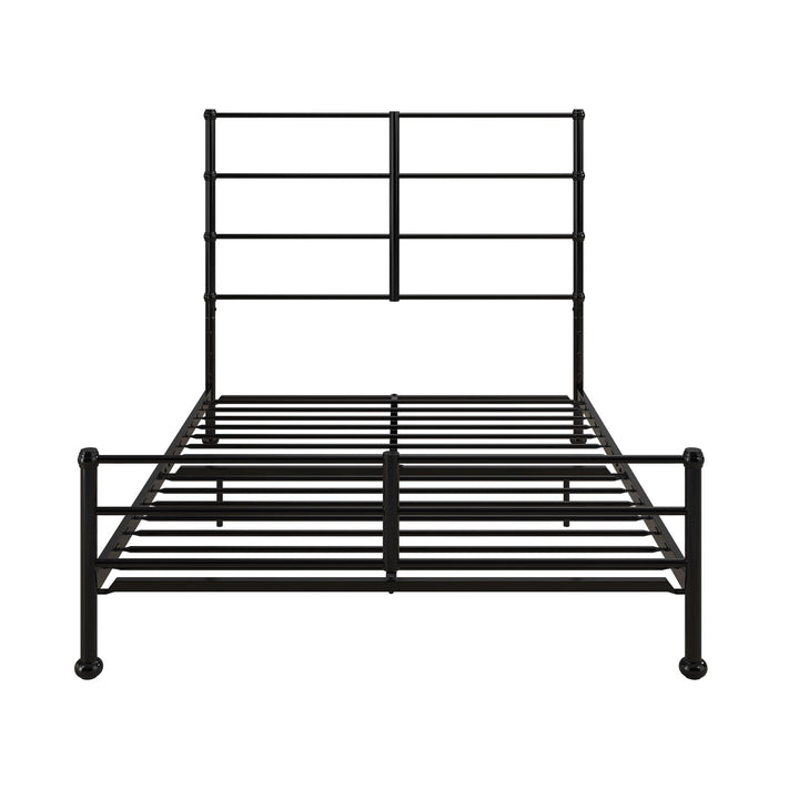 MacKenzie Adaptable Metal Platform Bed - Black - Full