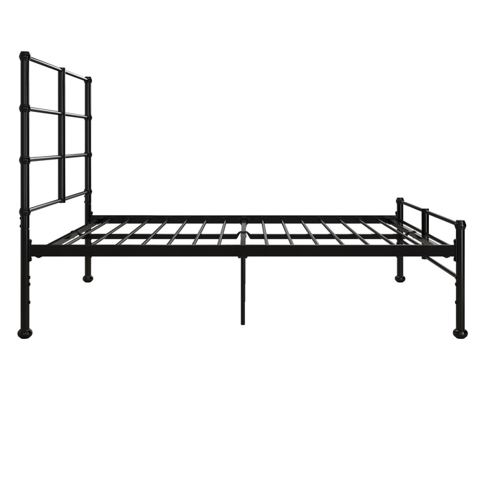 MacKenzie Adaptable Metal Platform Bed - Black - Full