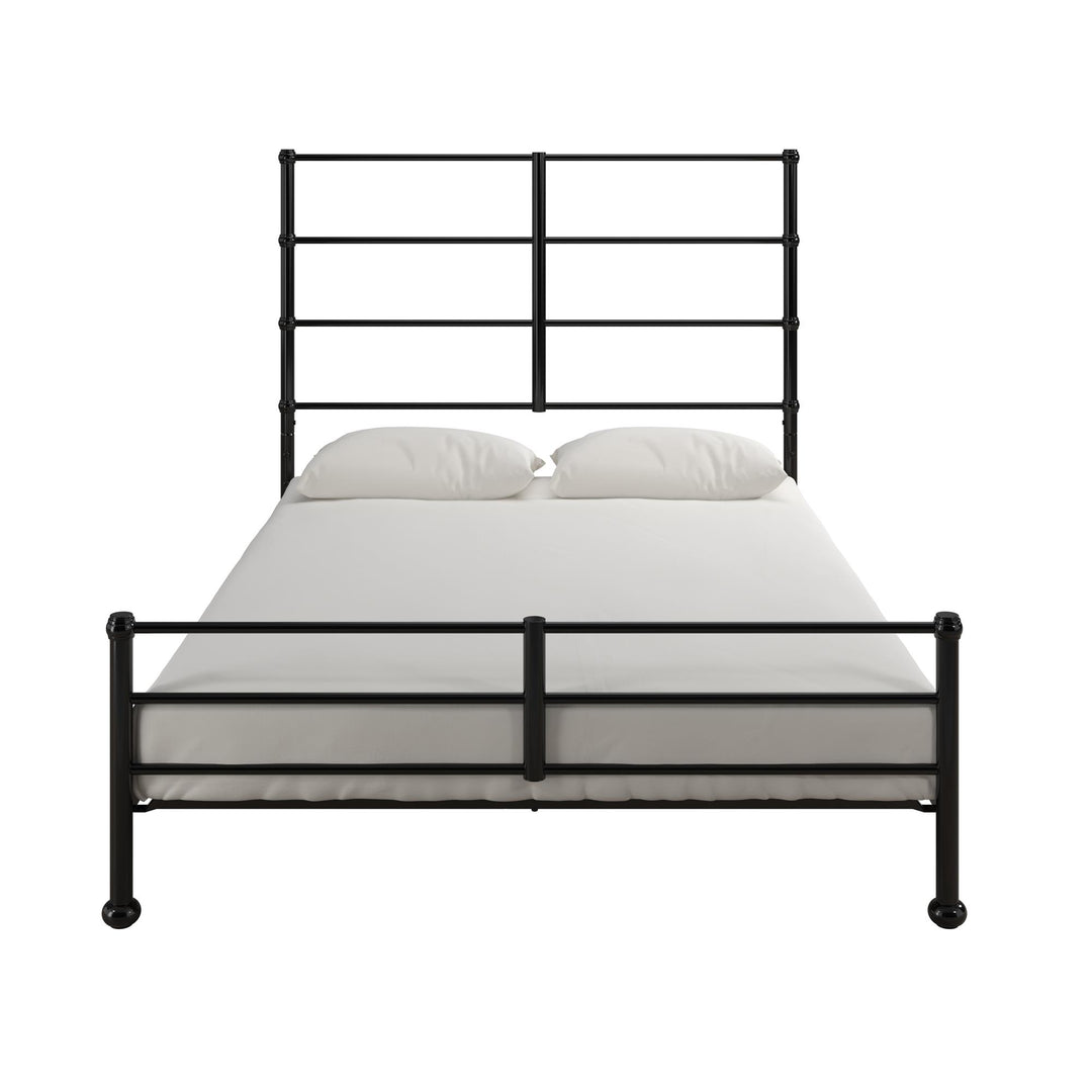 MacKenzie Adaptable Metal Platform Bed - Black - Full