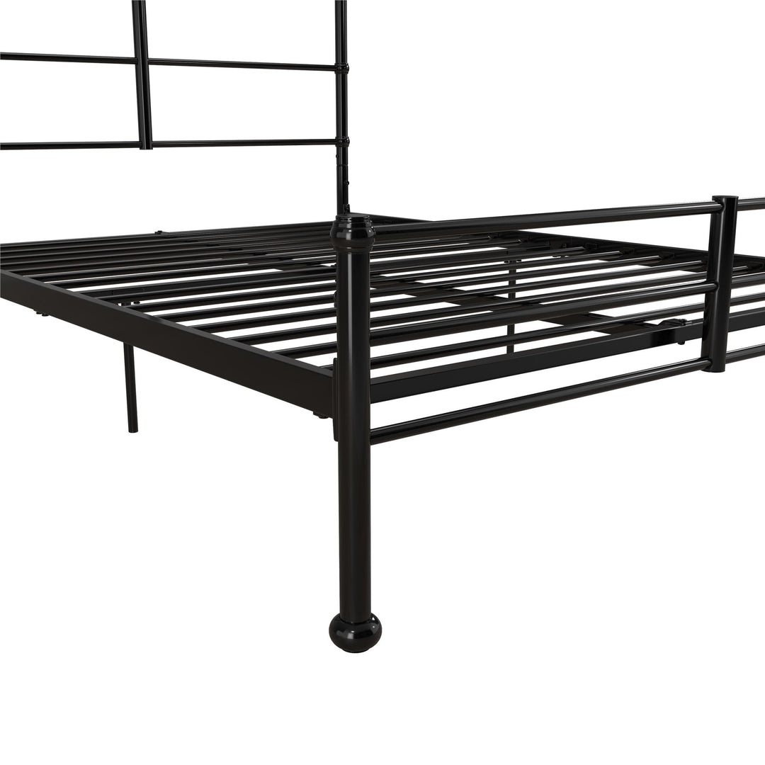 MacKenzie Adaptable Metal Platform Bed - Black - Full