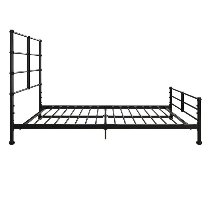 MacKenzie Adaptable Metal Platform Bed - Black - Queen