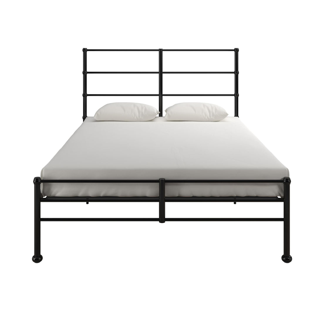 MacKenzie Adaptable Metal Platform Bed - Black - Queen