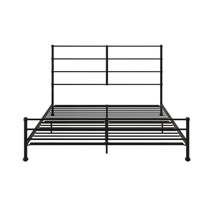 MacKenzie Adaptable Metal Platform Bed - Black - King