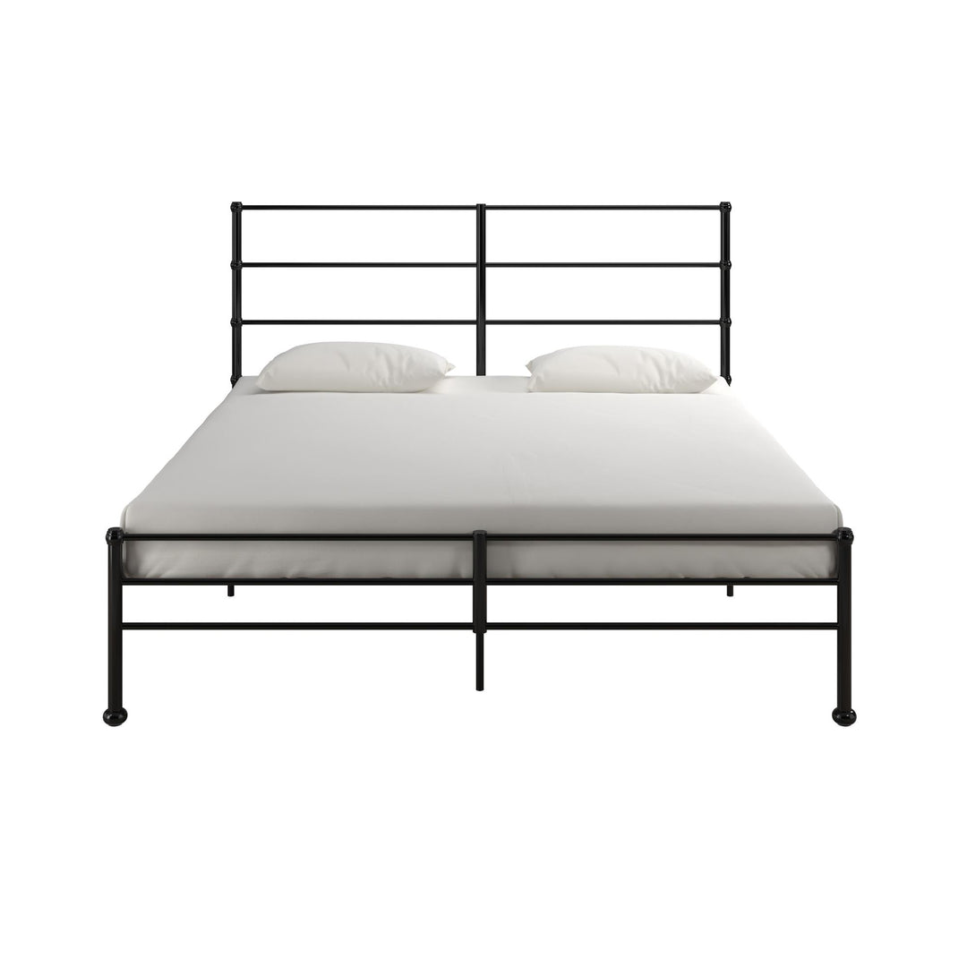 MacKenzie Adaptable Metal Platform Bed - Black - King