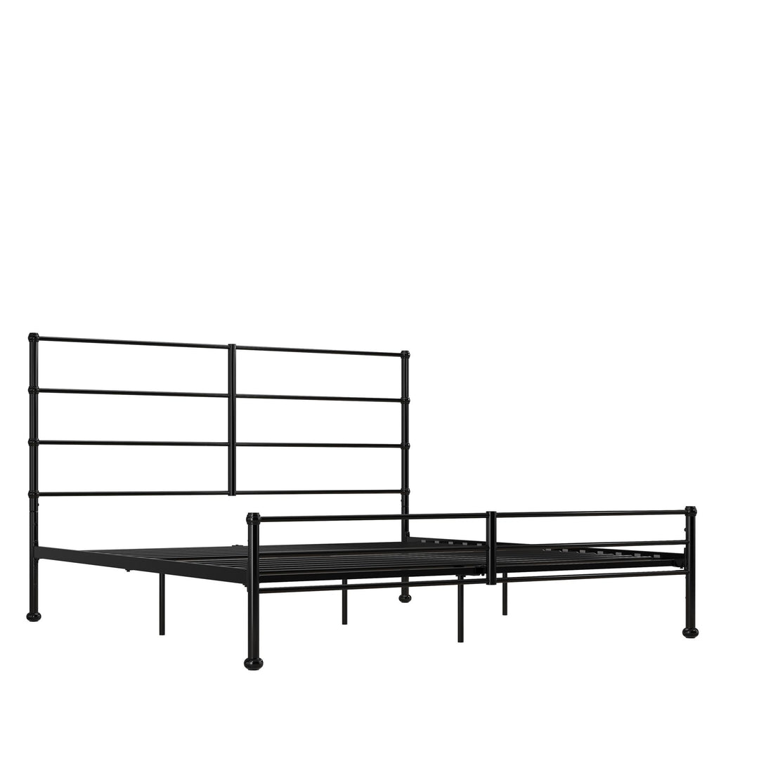 MacKenzie Adaptable Metal Platform Bed - Black - King