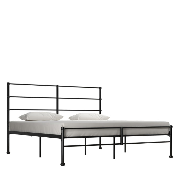 MacKenzie Adaptable Metal Platform Bed - Black - King