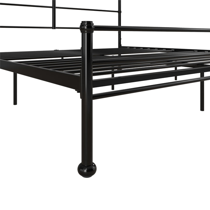 MacKenzie Adaptable Metal Platform Bed - Black - King