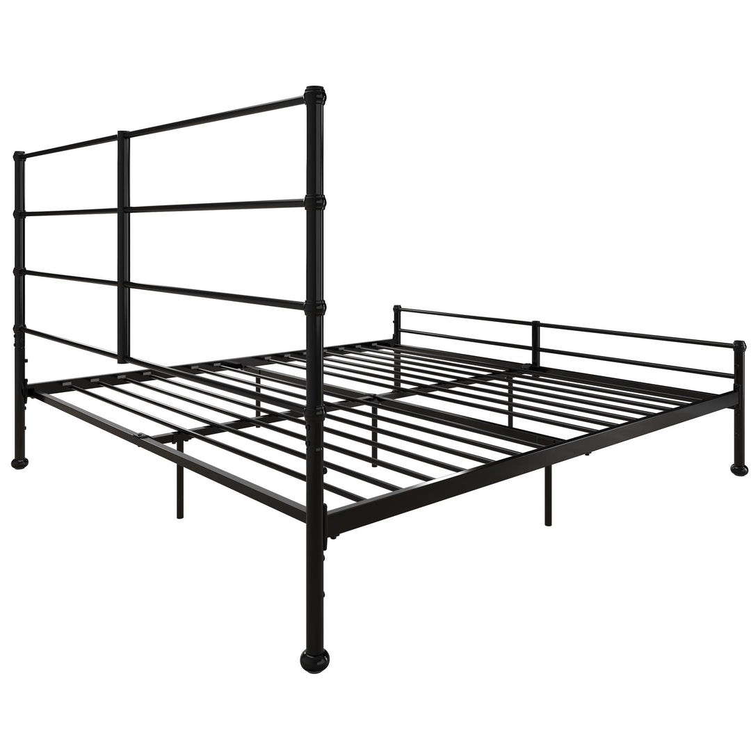 MacKenzie Adaptable Metal Platform Bed - Black - King