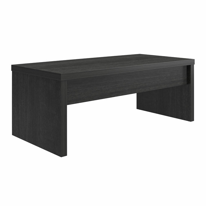 Winston Rectangular Lift Top Coffee Table - Black Oak