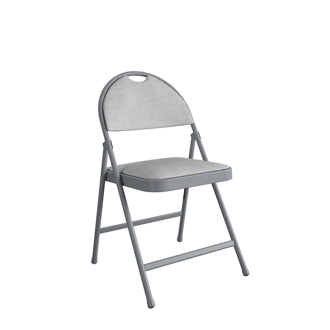 Commercial XL Smartfold™ Fabric Padded Chair - Gray